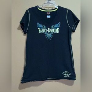 Harley Davidson T-shirt with embroidered logo